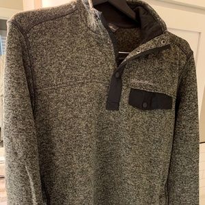 Eddie Bauer | Men's Radiator Fleece 2.0 Snap Mock | Charcoal | Size: M